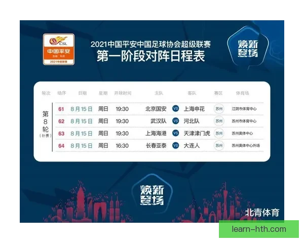 苏州超级联赛最新赛程及重要赛事时间全解析
